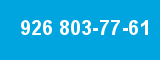 926 803-77-61 926 803-77-61